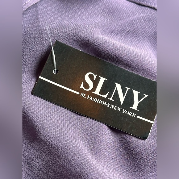 S.L. Fashions Women's Two Piece Knee Length Capelet Jacket Dress Keyhole Necklin - Picture 11 of 12